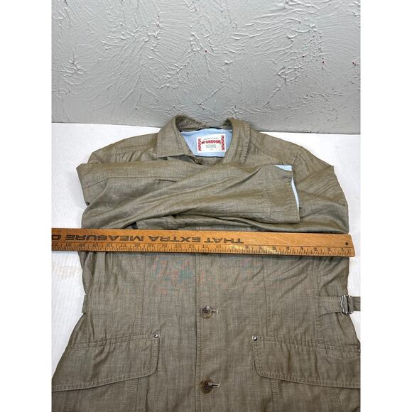 Vintage McGregor Sportswear Mens Jacket Green Utility Classic Size‎ Large - Picture 5 of 5